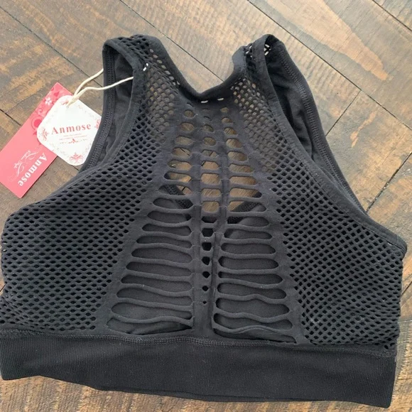 New Anmose medium razor back cut outs sports bra - Picture 2 of 4